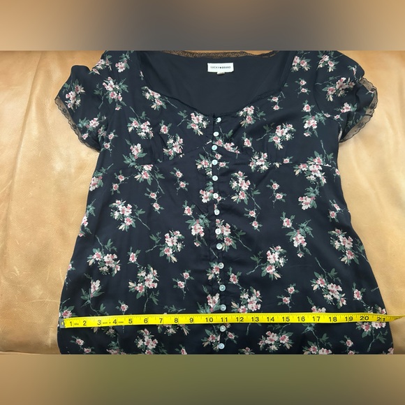 Lucky Brand Black Floral Midi Dress - Picture 7 of 9